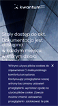 Mobile Screenshot of kwantum.gda.pl